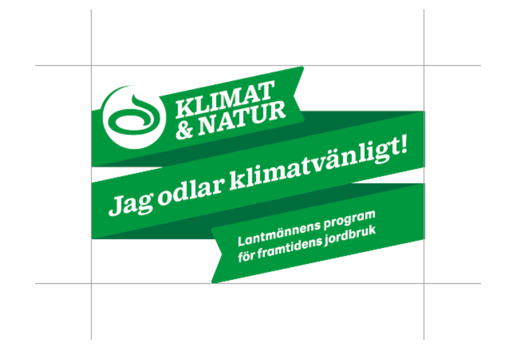 Logotyp med budskap | LM Identitetsmanual